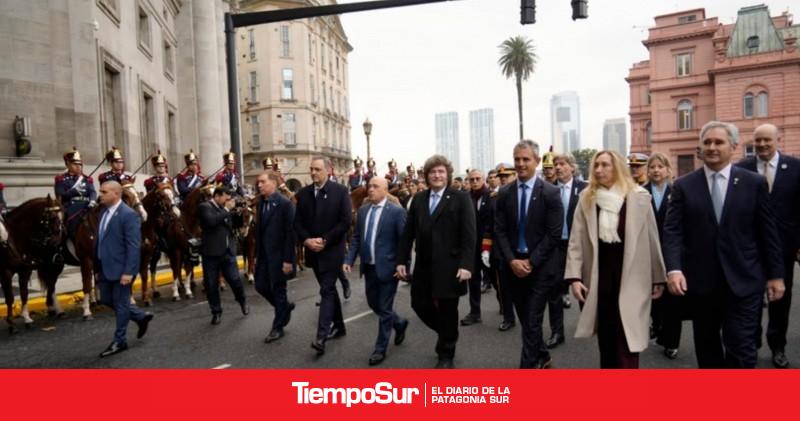 Milei encabeza el Tedeum oficial junto a su Gabinete