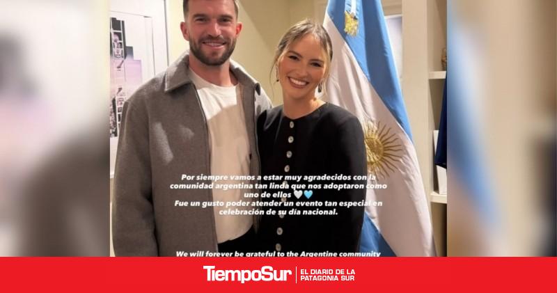 Tim Payne fue a la Embajada argentina de Nueva Zelanda por el Día de la Independencia