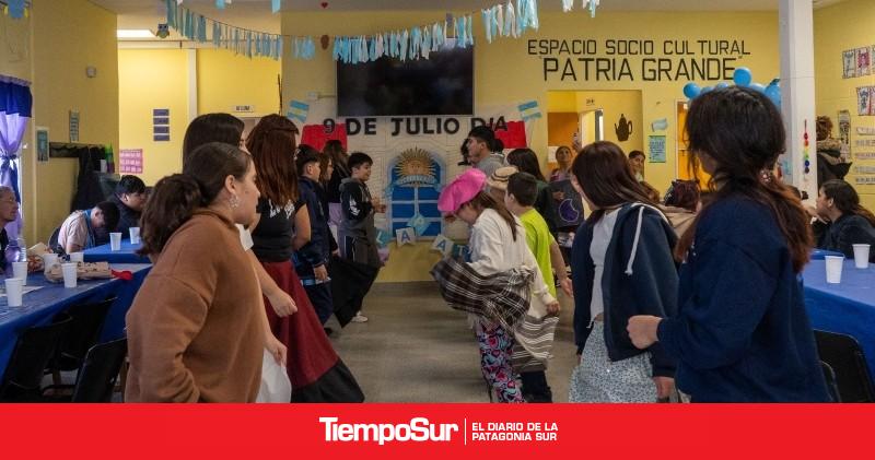 Festejos de la Independencia en los barrios