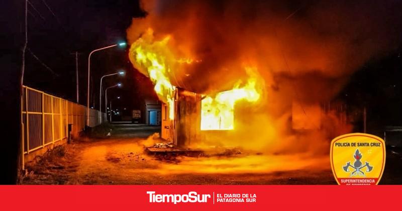 Un incendio destruyó las oficinas de una empresa