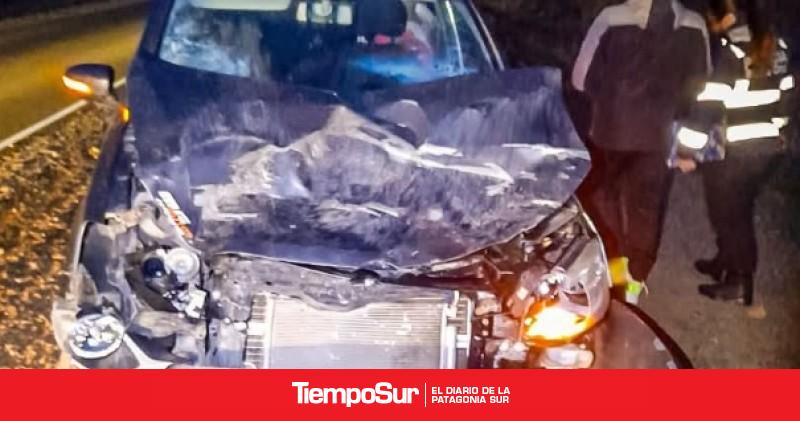 Jaramillo: cuatro personas resultaron ilesas tras chocar contra un guanaco
