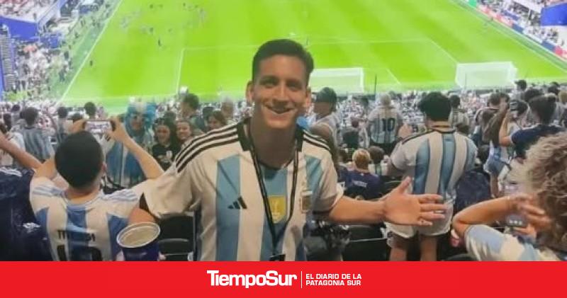 El santacruceño que vivió la clasificación ante Inglaterra y va por el sueño a Nueva Jersey