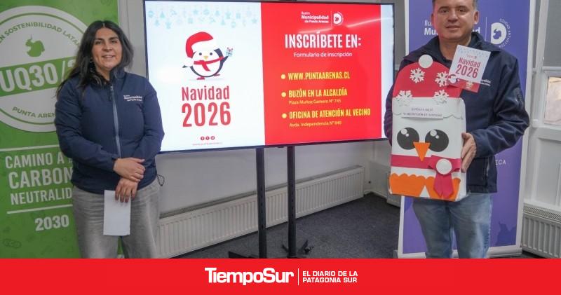 Campaña anticipada: Punta Arenas abre los registros para los regalos de Navidad
