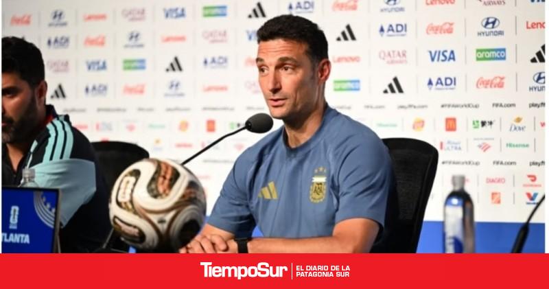 Scaloni puso en duda su continuidad tras la derrota de Argentina ante España