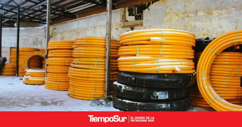 Distrigas S.A. recibió una nueva partida de cañería para ampliar la red de gas