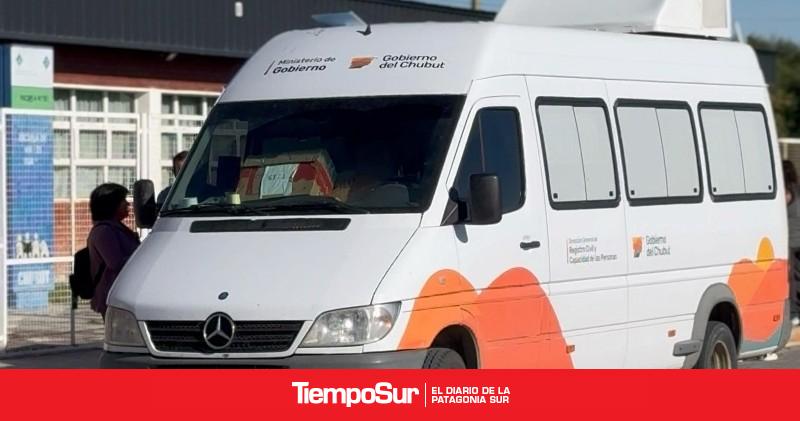 El Registro Civil Móvil continua su recorrido por Dique Florentino Ameghino y Comodoro Rivadavia