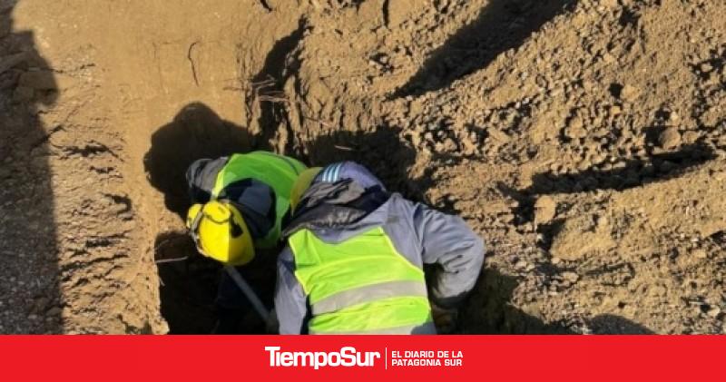 Inició la obra del nuevo conducto pluvial de descarga al mar en Comodoro Rivadavia