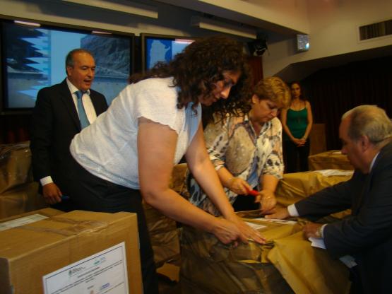 Diputada Ianni tras participar del acto de apertura de licitación por las Represas del Río Santa Cruz.