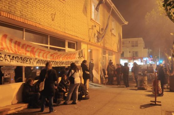 Los empleados pasarán la noche en el Ministerio.