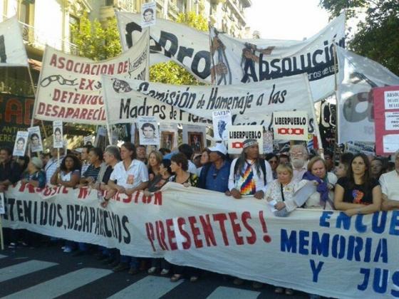 En Buenos Aires la marcha la encolumnó el Partido de los Trabajadores Socialistas. (Gentileza PTS)