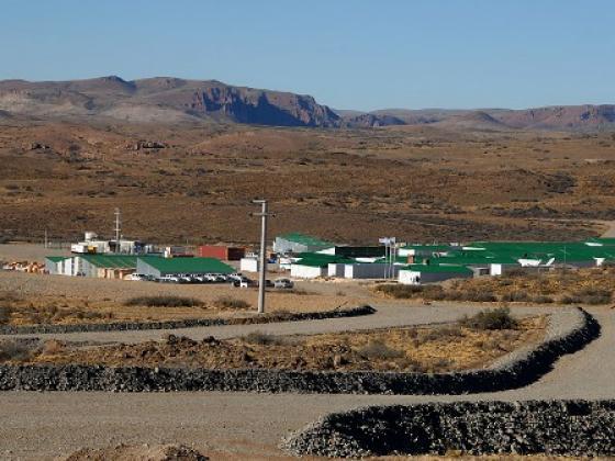 Proyecto Cerro Negro, de explotación de oro y plata que lleva adelante Goldcorp en Santa Cruz. (Foto Archivo)