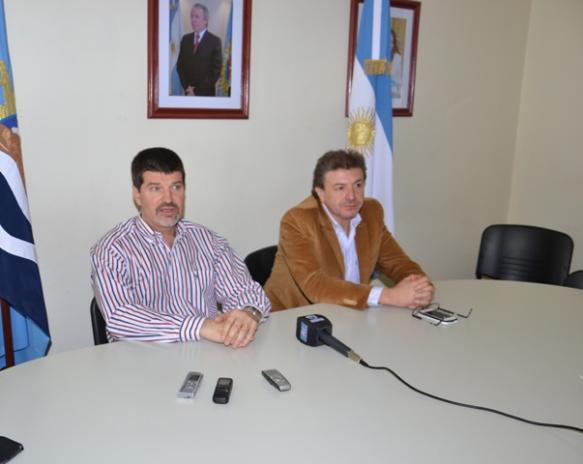 Julio Vizconti y Jorge Mesón, dejaron el Ministerio y Subsecretaría de Salud, respectivamente. (Foto C.R.)