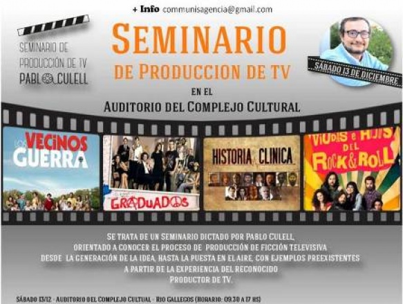 Afiche promoción seminario Pablo Culell