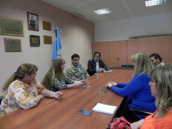 Encuentro entre Gallego y la CTA realizado el pasado 11 de noviembre. 