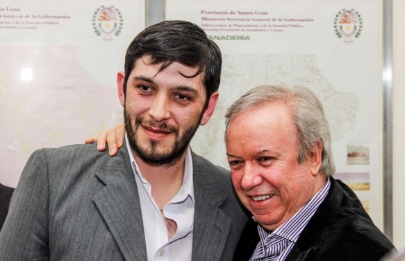Con Daniel Peralta, Mauro Casarini, quien asumirá en el Ministerio Secretaría General de la Gobernación. (Foto Archivo)