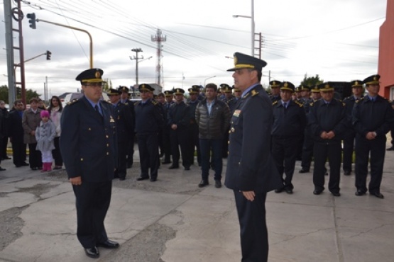 Martín Aguirre asumió como jefe de la División Bomberos