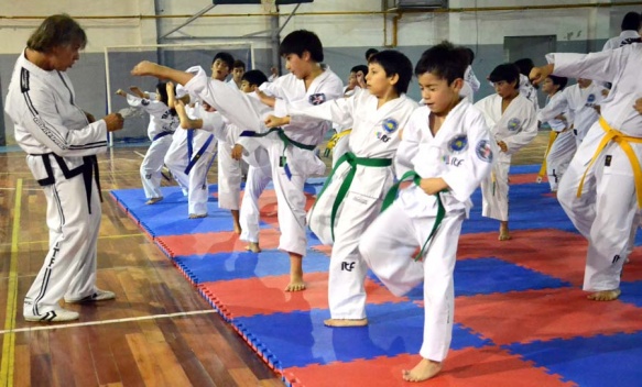 El taekwondo tuvo una grata visita.