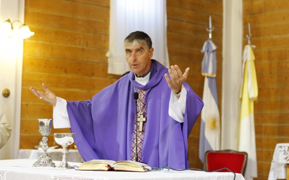 Obispo diocesano, Miguel Angel D’Annibale. (Foto C.G.)