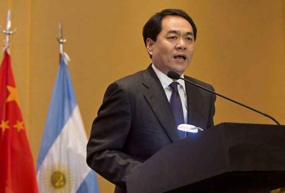 Wanming, el embajador de China en la Argentina, expresó su preocupación por el cambio de mando en la Rosada