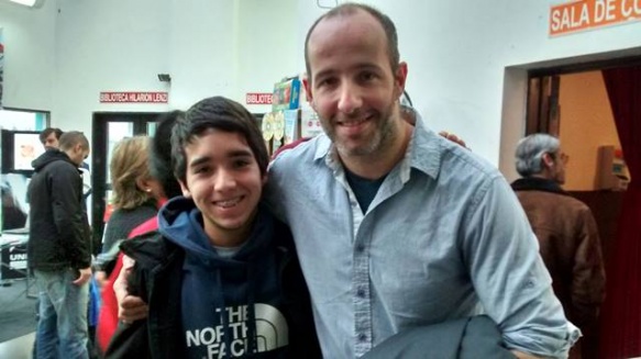 Facundo Venencio junto a Luis Mey 