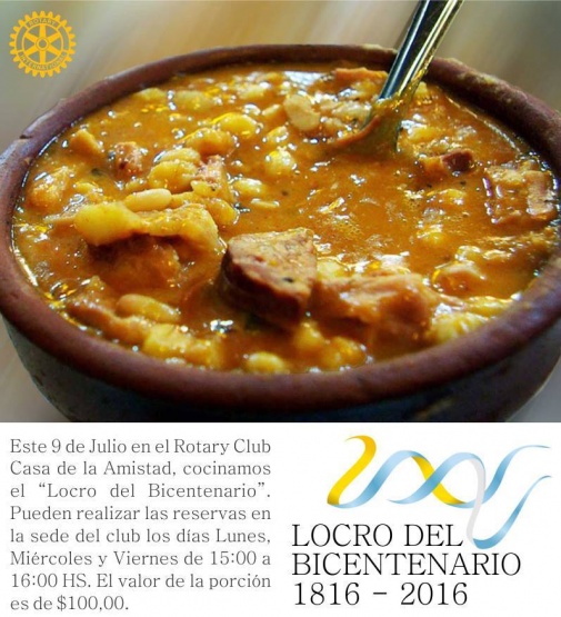 Locro del Bicentenario Rotary Club