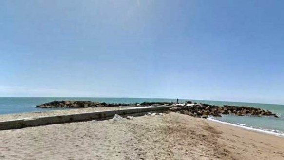 Balneario San Sebastián, en Mar del Plata. Captura Google Street View.