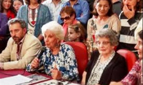 Estela de Carlotto anunció la restitución del nieto de Delia Giovanola, el 118.. Foto: Archivo La Nación