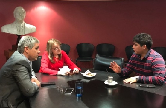 Alicia Kirchner se reunió con Claudio Vidal