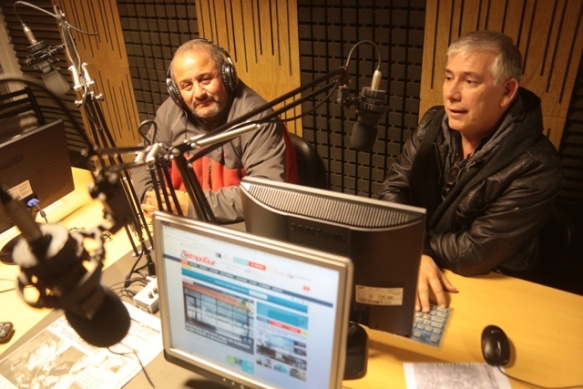 Julio Gutiérrez y Claudio Silva (Foto: Christian González)