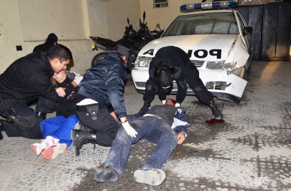 Ayer finalizó el curso de capacitación de primeros auxilios emocionales y sanitarios, para los efectivos policiales, quienes son los primeros en llegar a un hecho.  