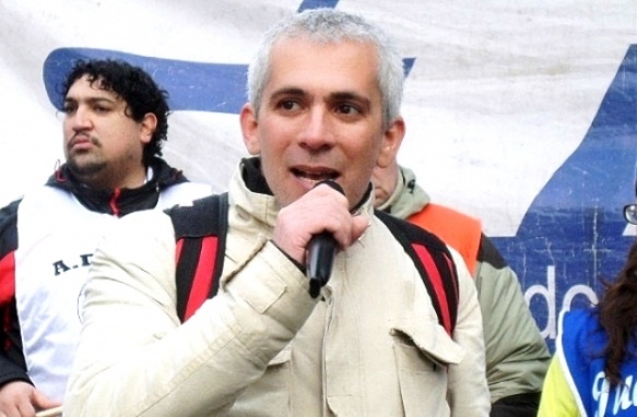Emilio Poliak, candidato a senador. 