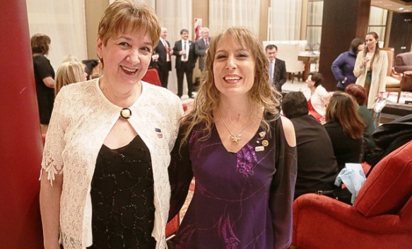 Patricia Gallego y Ana Silvia Neil. (Foto: C.G). 