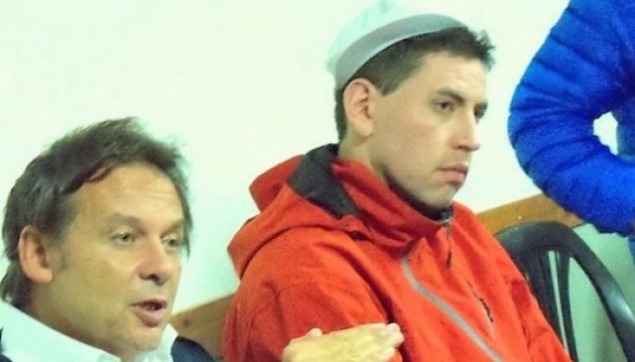 Matías Quinteros junto a Eduardo Costa (Foto archivo)